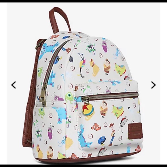 Disney Loungefly Pixar Mini Backpack NWT - Picture 2 of 5